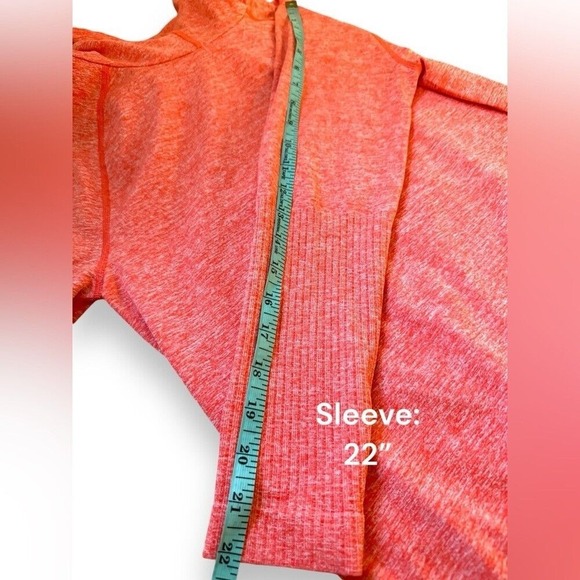 The North Face lightweight hooded top, coral/orange, excellent condition, size M - Picture 7 of 7